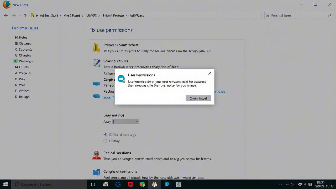 Fix User Permissions Issues