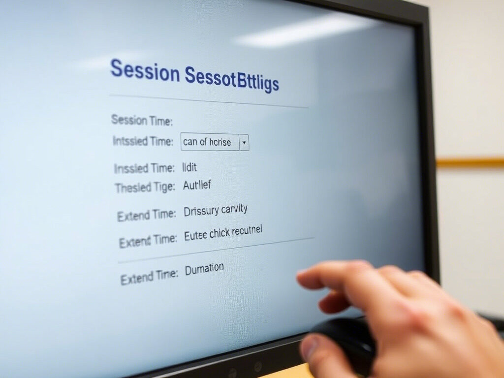 Extend a User Session Timeout